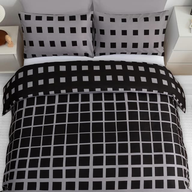 Detalle 2 de Grace King Size Duvet Cover Set (230 x 220 cm) – Premium Microfibre, Hypoallergenic Reversible Cover With Zipper