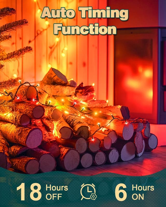 Detalle de Dalugo Christmas fairy lights 5m 50 LED