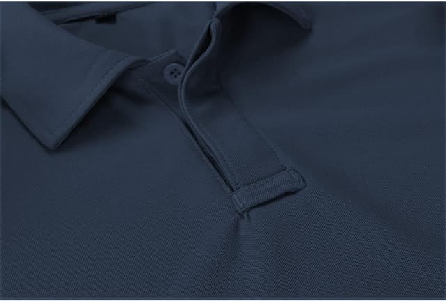 Detalle 2 de geeksport Herren Poloshirt Kurzarm – Funktions-Polo aus Polyester für Golf, Sport & Freizeit