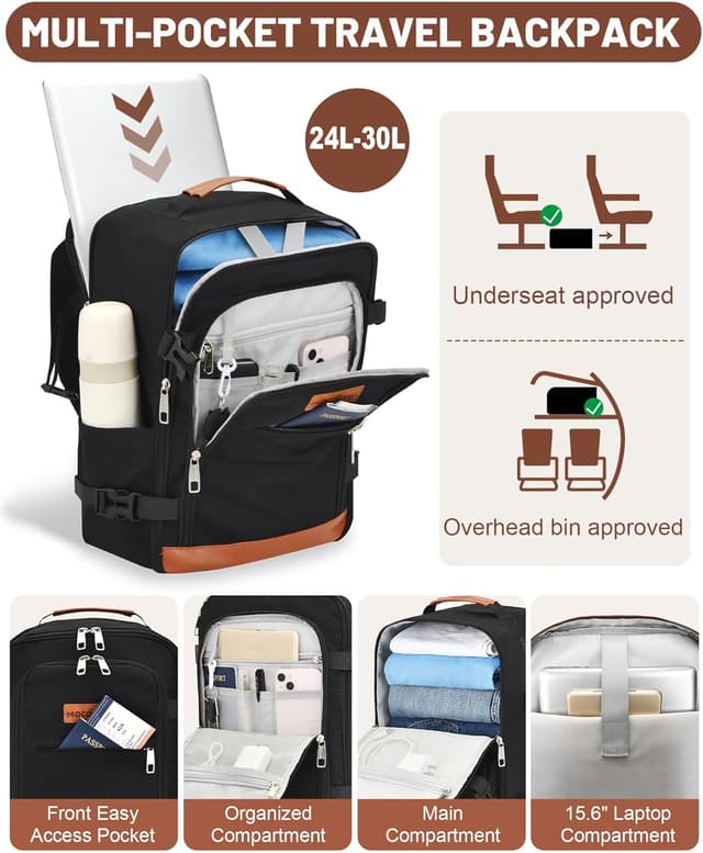 Detalle 2 de MOCOCITO Handgepäck-Rucksack 40x30x20