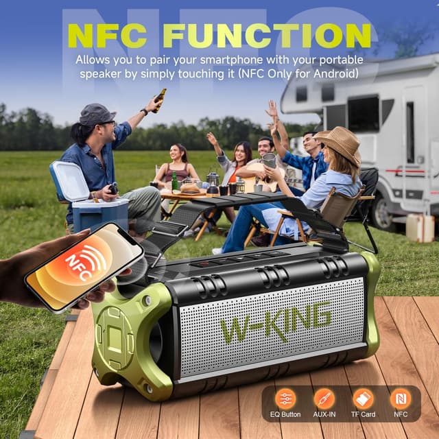 Thumbnail 6 de W-KING D8 90W Portable Bluetooth Speaker