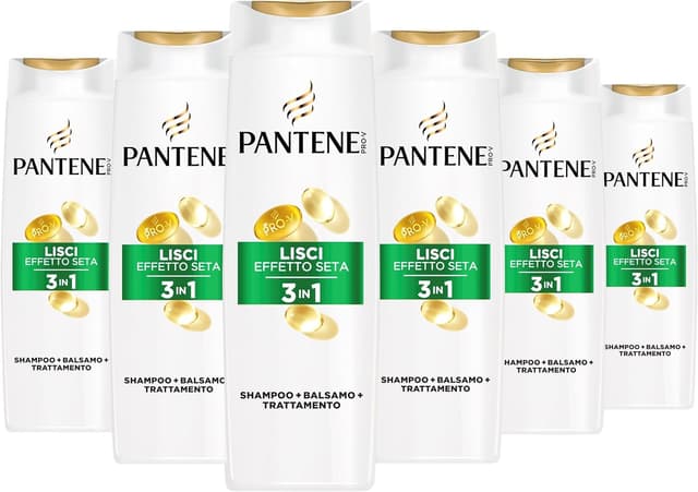 Detalle de Pantene Pro-V Lisci Effetto Seta 6x300 ml