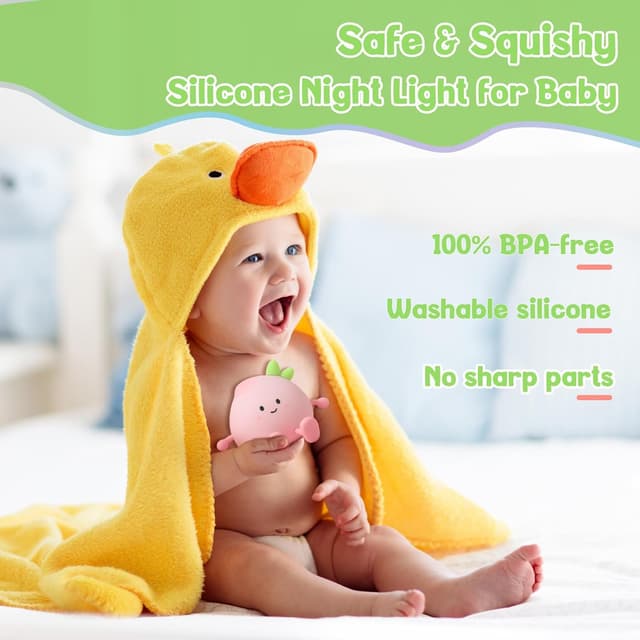 Thumbnail 4 de Wrischan Luz Nocturna Infantil Durazno recargable