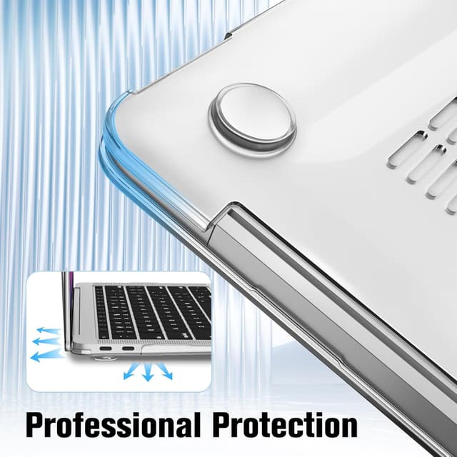 Thumbnail 6 de Fintie Ultradünne Hartschalen-Hülle für MacBook Air 13 (2018–2020) A2337/A2179/A1932 – transparentes Snap Case