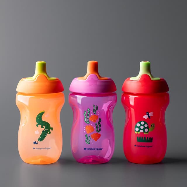 Thumbnail 6 de Tommee Tippee Sportee 10 oz sippy cup pack of 3