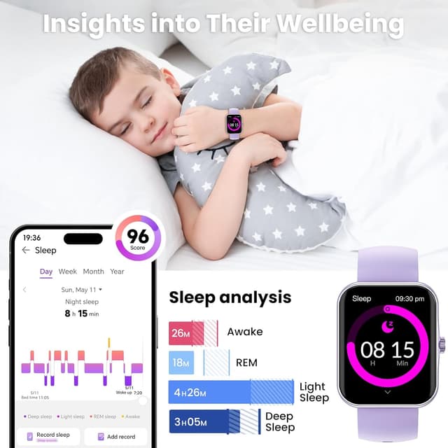 Detalle 2 de BJLBOJEY Kids Smart Watch 1.83''