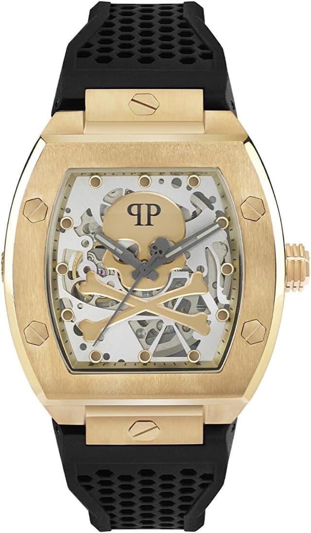 Detalle de Philipp Plein Uhren Analog Automatik 32019792 – Herrenarmbanduhr mit 44-mm-Gehäuse