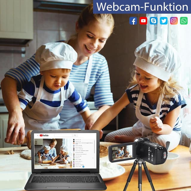 Detalle 2 de Camcorder 4K mit IR Nachtsicht 80 MP