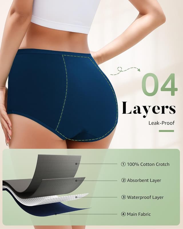 Detalle de TANSTC mutande mestruali con 4 strati