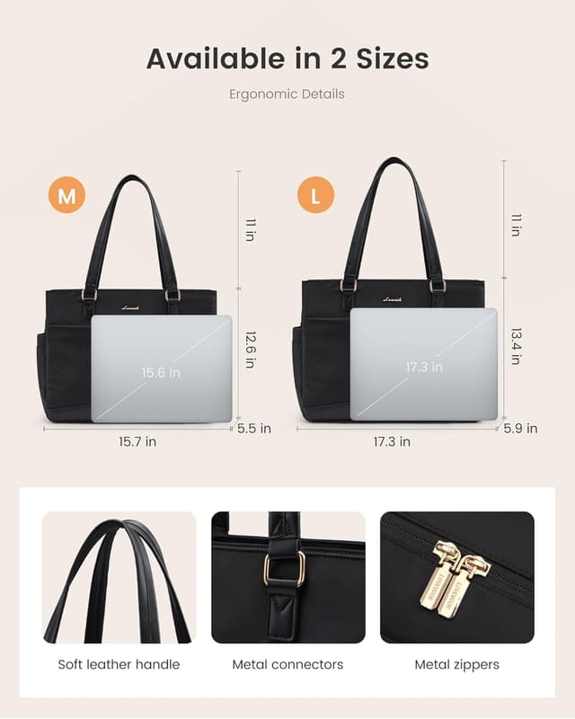 Thumbnail 5 de LOVEVOOK Laptoptasche 15.6 Zoll Handtasche