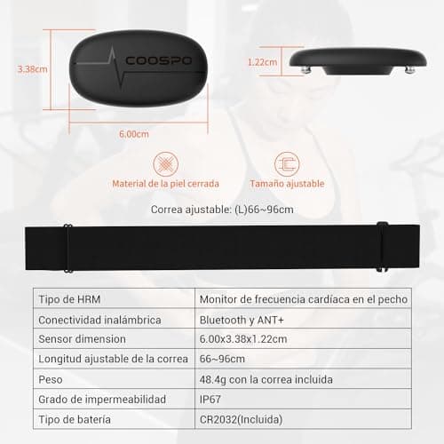 Thumbnail 5 de CooSpo H6 monitor de frecuencia cardíaca