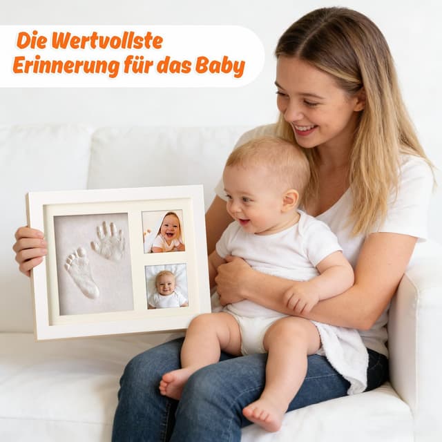 Detalle 2 de PewinGo Baby Handabdruck Set 1 Rahmen