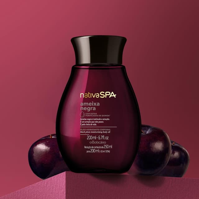 Detalle de O Boticário Nativa SPA Ciruela Negra Set de Cuidado