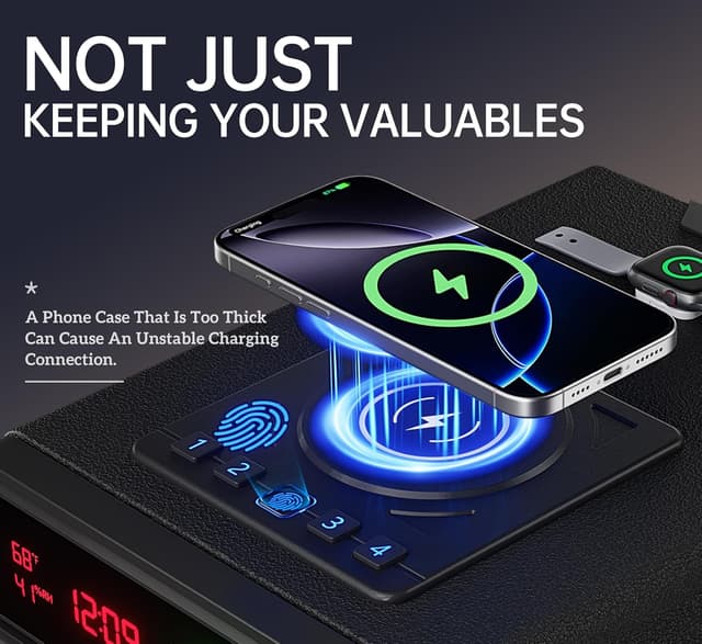 Detalle 1 de ORARAER Biometric Smart Gun Safe