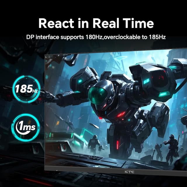 Detalle de KTC 24 inch QHD 180Hz gaming monitor