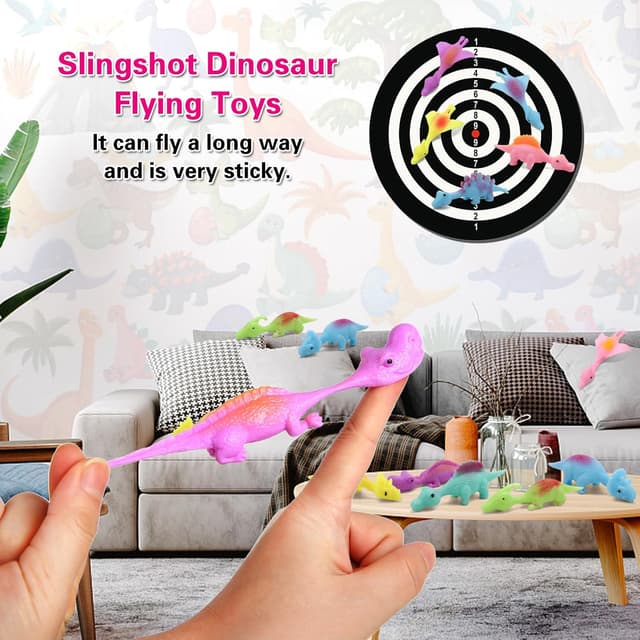 Thumbnail 2 de Slingshot Dinosaur Finger Toys 20-Pack