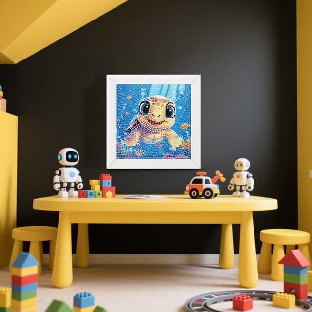 Thumbnail 5 de WEMEON Schildkröten Diamond Painting 18x18 cm 🎨