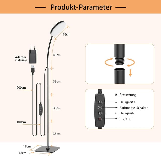 Thumbnail 6 de Mojimdo Stehlampe