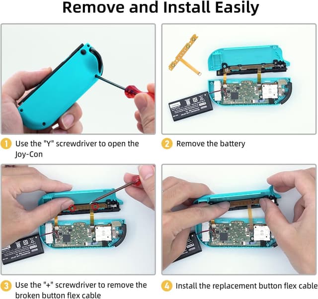 Thumbnail 6 de Flachbandkabel Reparaturset für Joy-Con
