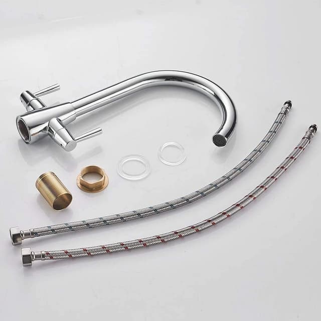 Thumbnail 5 de Heable Kitchen Mixer Tap dual lever swivel spout 🚰