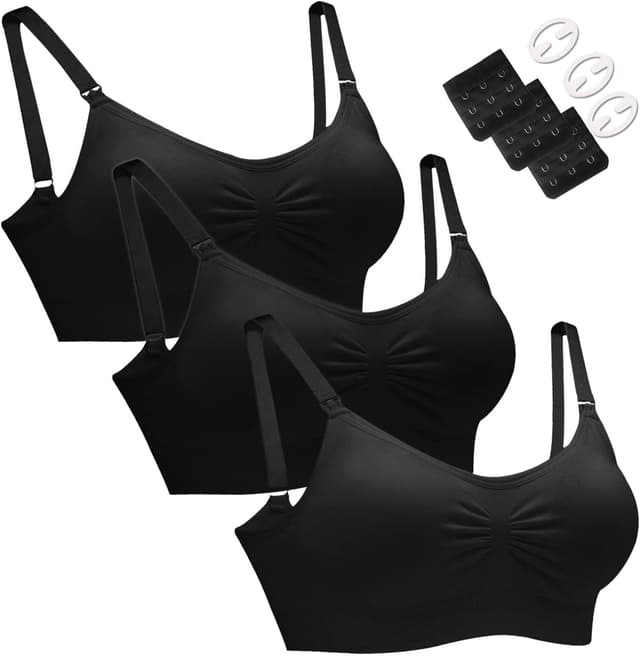 Detalle de Nursing bra 3 pack for full bust