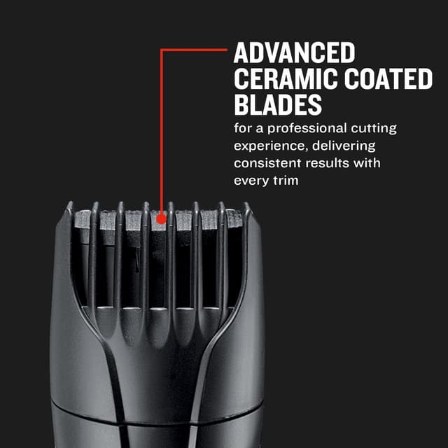 Detalle 2 de Remington MB320C Set regolabarba uomo con 9 lunghezze 1,5–18 mm, lame in ceramica e uso a rete/batteria