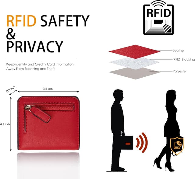 Thumbnail 6 de Toughergun Small Slim Leather Wallet 4.2"