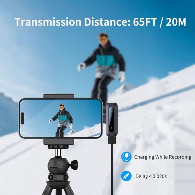 Detalle 1 de UEWPV Mikrofon fürs iPhone mit 20 m