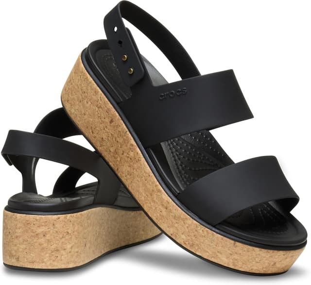 Detalle 2 de Sandales femme Crocs Brooklyn Cork Low Wedge