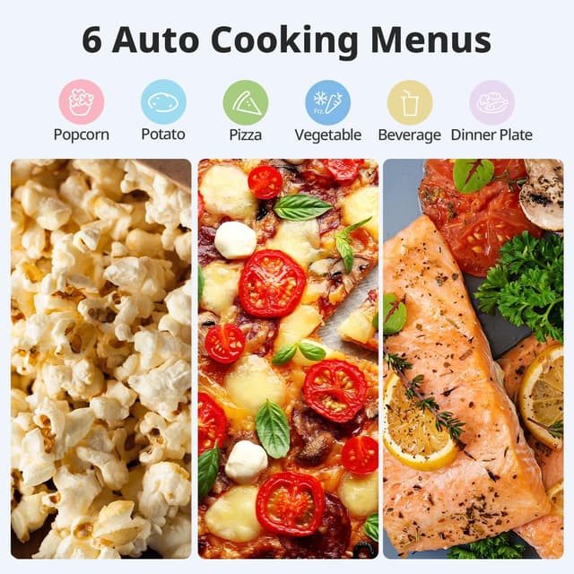 Thumbnail 2 de COMFEE' EM720CPL-PMB 0.7 cu ft Countertop Microwave Oven