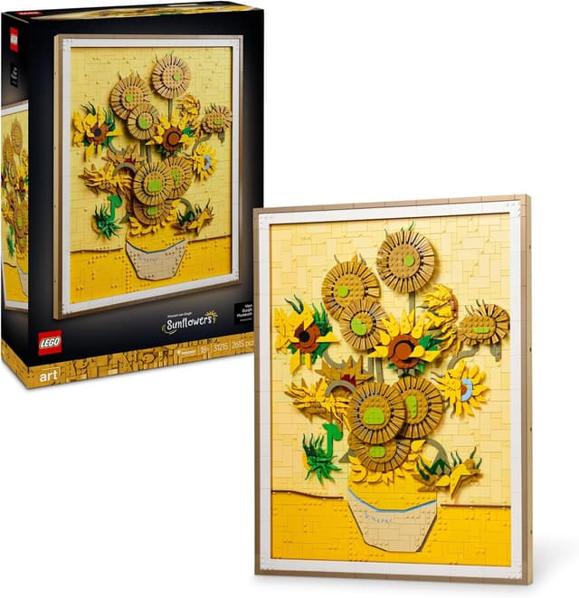 Imagen de LEGO Art Vincent van Gogh 🌻 Maqueta 3D para Decoración en OfertitasTOP