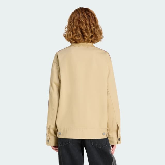 Detalle 2 de Chaqueta de sarga adidas Originals Athl Dept Firebird (beige)