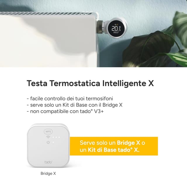 Thumbnail 2 de tado° Termostato Intelligente X controllo riscaldamento smart
