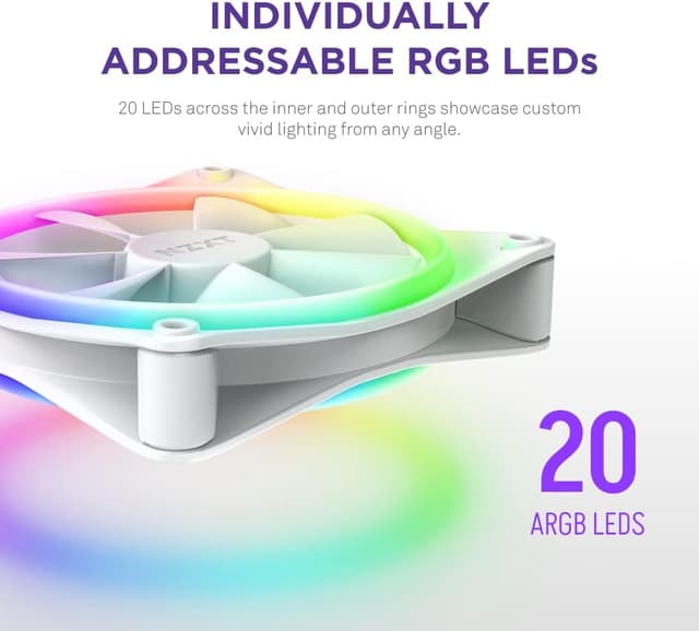 Thumbnail 2 de NZXT Gehäuselüfter F120 RGB DUO Triple 120