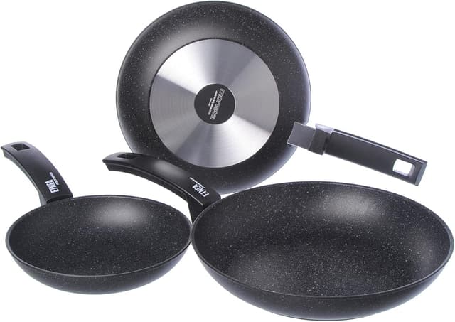 Detalle de Moneta Etnea 3 padelle antiaderenti, 20 24 28 cm