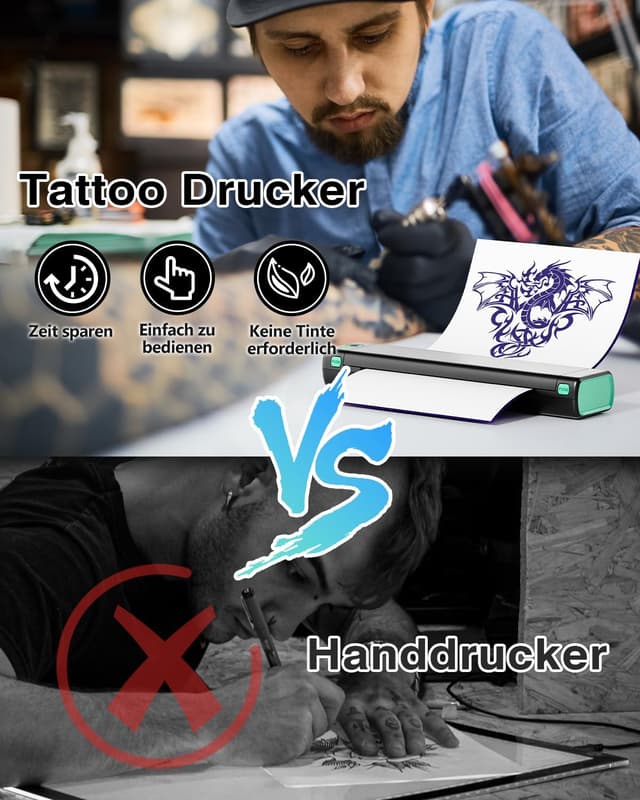 Thumbnail 5 de Phomemo M08F Tattoo Drucker 1200 mAh 🖨