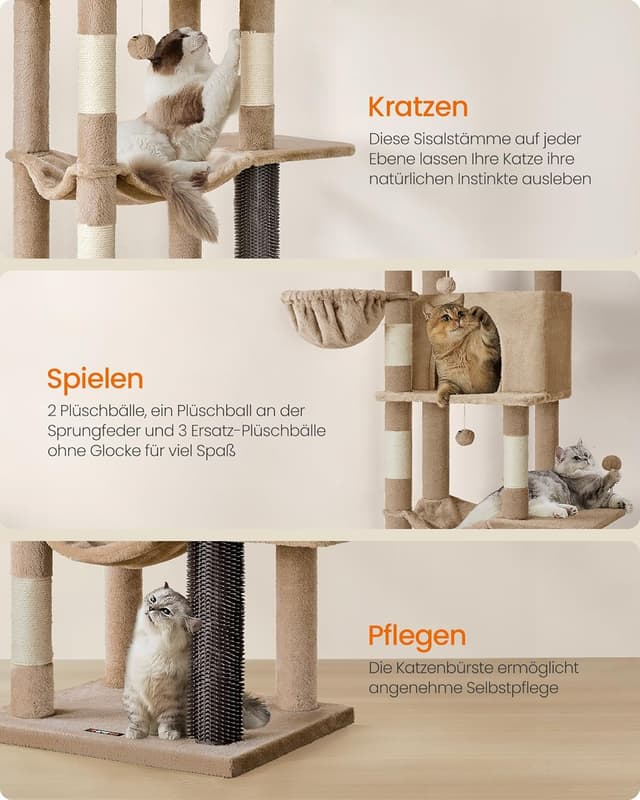 Thumbnail 5 de Feandrea Kratzbaum PCT182K01 175 cm Katzenbaum đ±