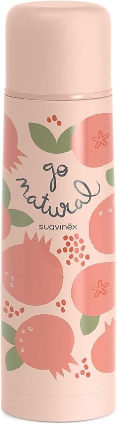 Imagen de Suavinex Termo Líquidos 500 ml 🍼 - Diseño Granada Coral en OfertitasTOP