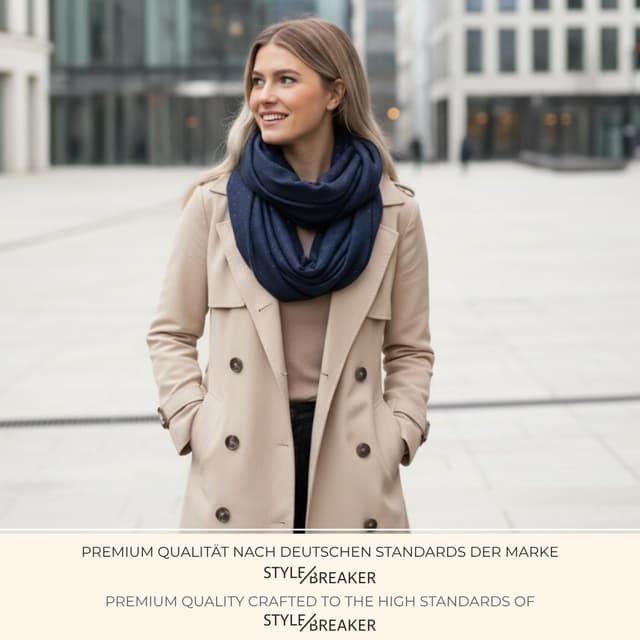 Thumbnail 5 de styleBREAKER Sciarpa a tubo effetto glitter 87x93 cm