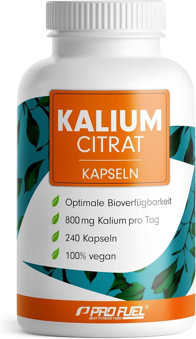 Detalle de Kalium Kapseln 240x Hochdosiert Kaliumcitrat
