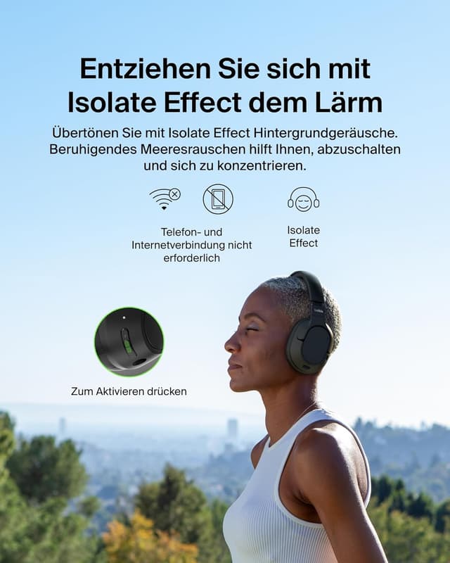 Thumbnail 3 de Belkin SoundForm Isolate Kopfhörer kabellos