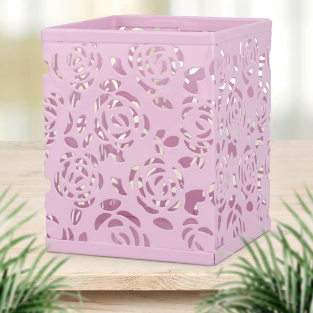 Detalle 2 de RICOO B003-P Organizer Scrivania 8x8x10 cm rosa