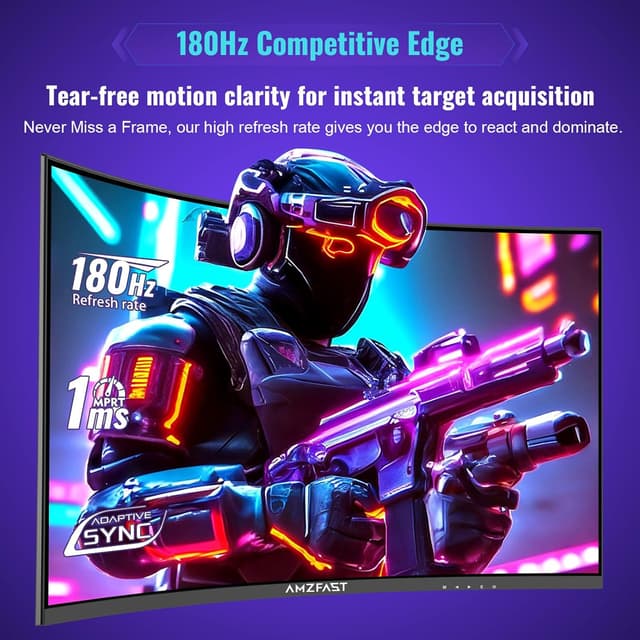 Thumbnail 2 de Amzfast AMZG32C3Q 32-inch 2K 180Hz Monitor