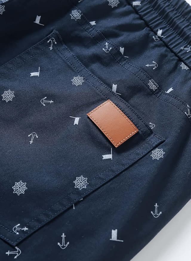 Thumbnail 4 de JMIERR Mens Casual Shorts cotton drawstring chino shorts