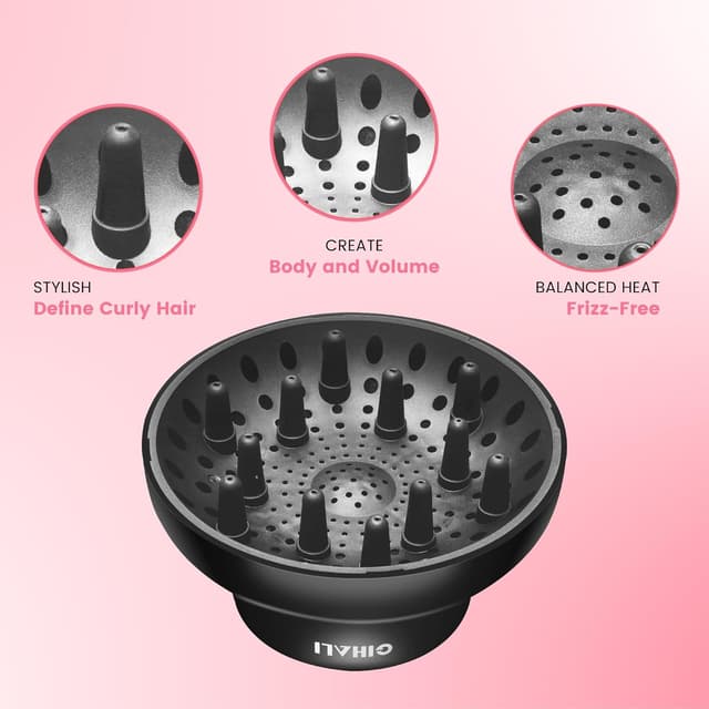 Detalle de GIHALI Universal Hair Diffuser 1.7 Inch
