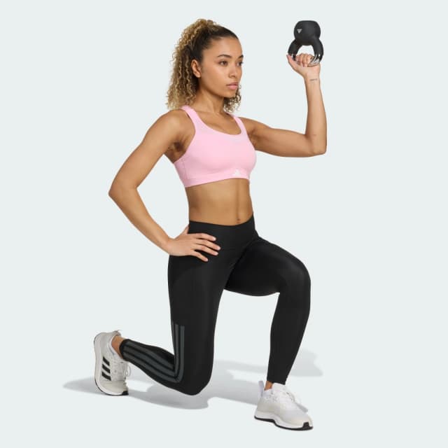 Thumbnail 2 de adidas High Support TLRD Sujetador rosa 30 días