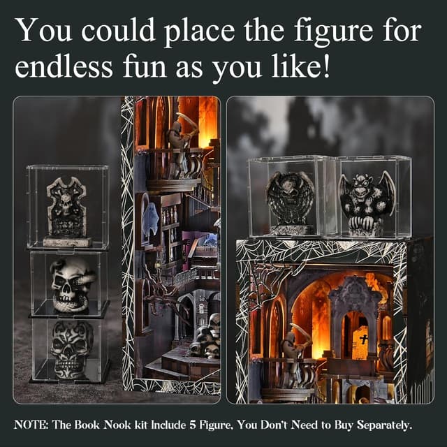 Thumbnail 2 de CCCDF Book Nook Kit DIY Miniature 3D Puzzle