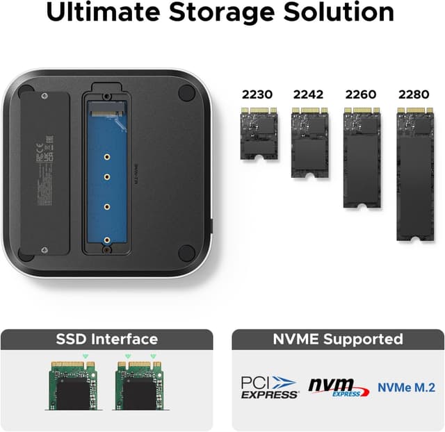 Detalle 2 de UGREEN Mac Mini M4 Dock 8TB NVMe enclosure