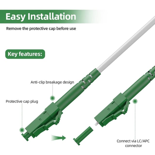 Thumbnail 4 de OFFCUP Cavo fibra ottica LC/APC 15 m