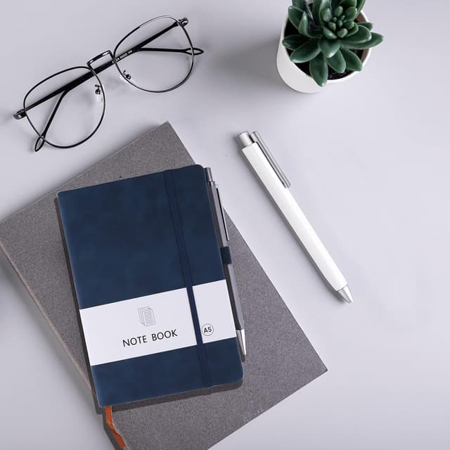 Thumbnail 6 de A5 Notebook PU Leather Journal 200 Pages 📒